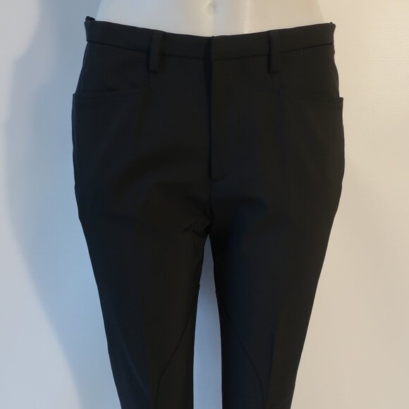 Womens Prada Black Flat Front Ankle Zip Dress Pants 42 US/6 * - Picture 5 of 13